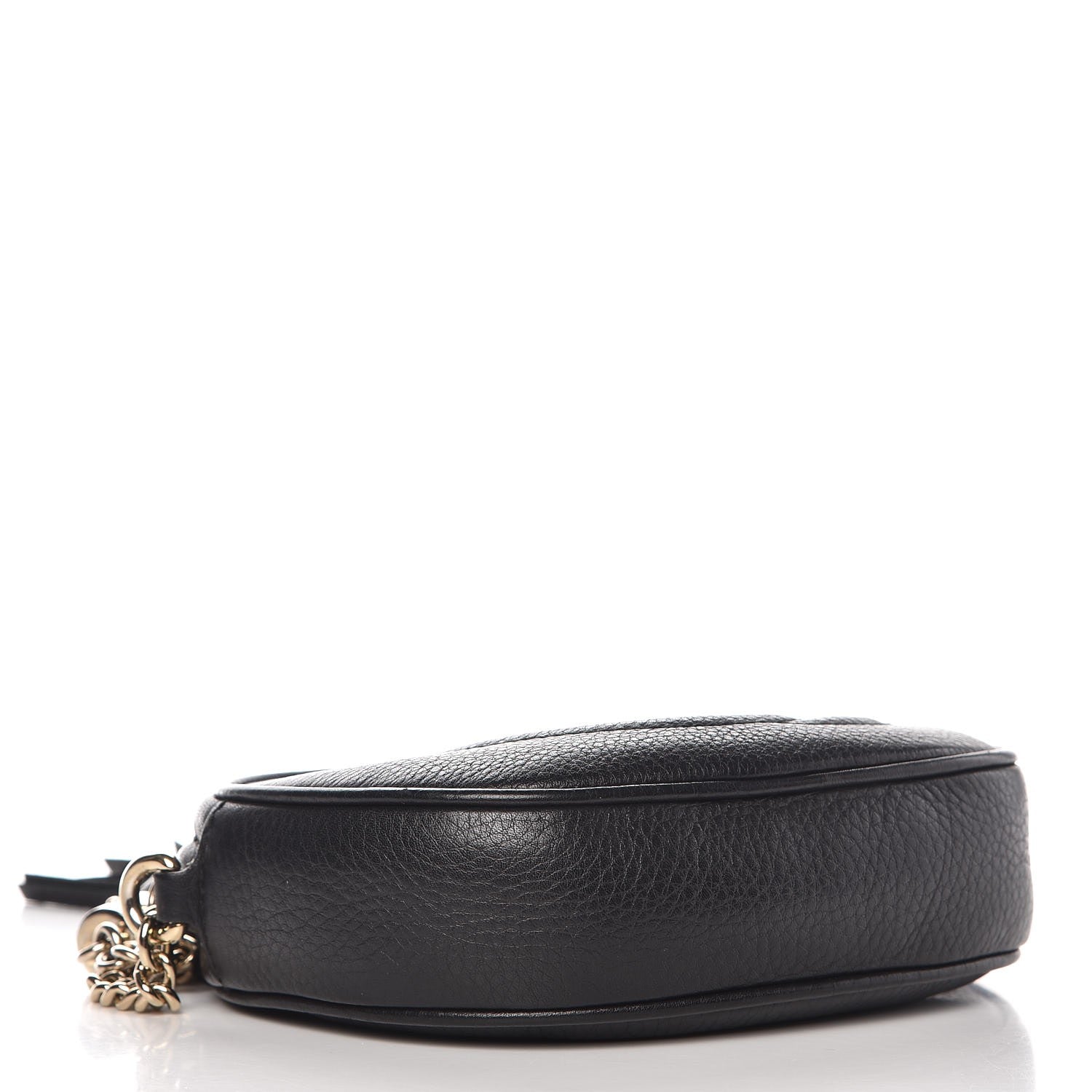 Gucci Pebbled Calfskin Mini Soho Chain Bag Black 4 of 8