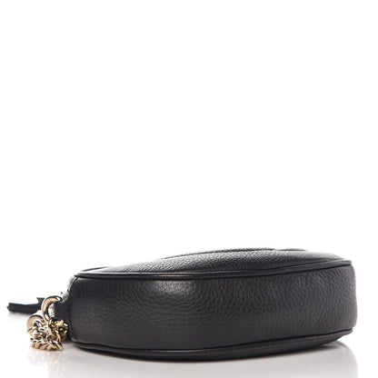 Gucci Pebbled Calfskin Mini Soho Chain Bag Black 4 of 8