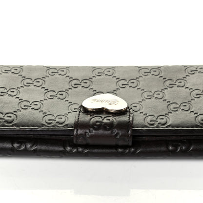 Gucci Guccissima Heart Continental Wallet Dark Brown 11 of 12