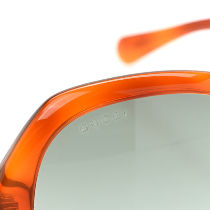 Gucci Acetate Round Frame Sunglasses GG0796S  Tortoise 7 of 8