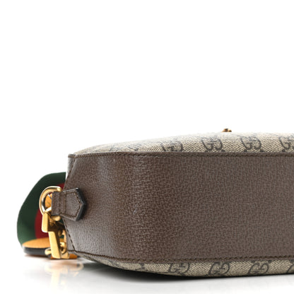 Gucci GG Supreme Monogram Web Neo Vintage Shoulder Bag Beige New Acero Crop 9 of 11
