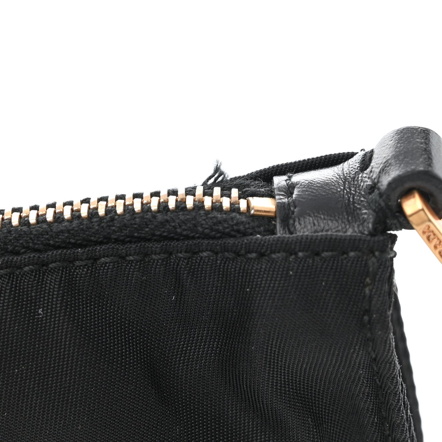 Tessuto Nylon Saffiano Pochette Black