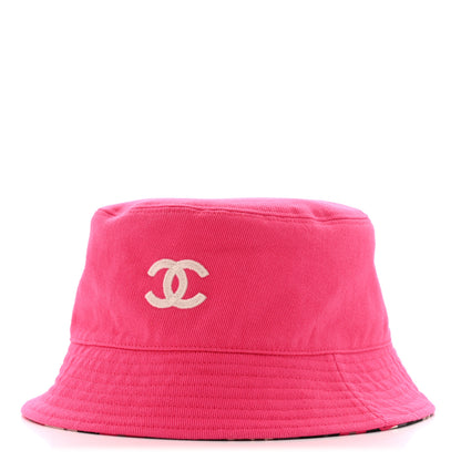 Chanel Canvas Reversible CC Bucket Hat Fuchsia 1 of 10