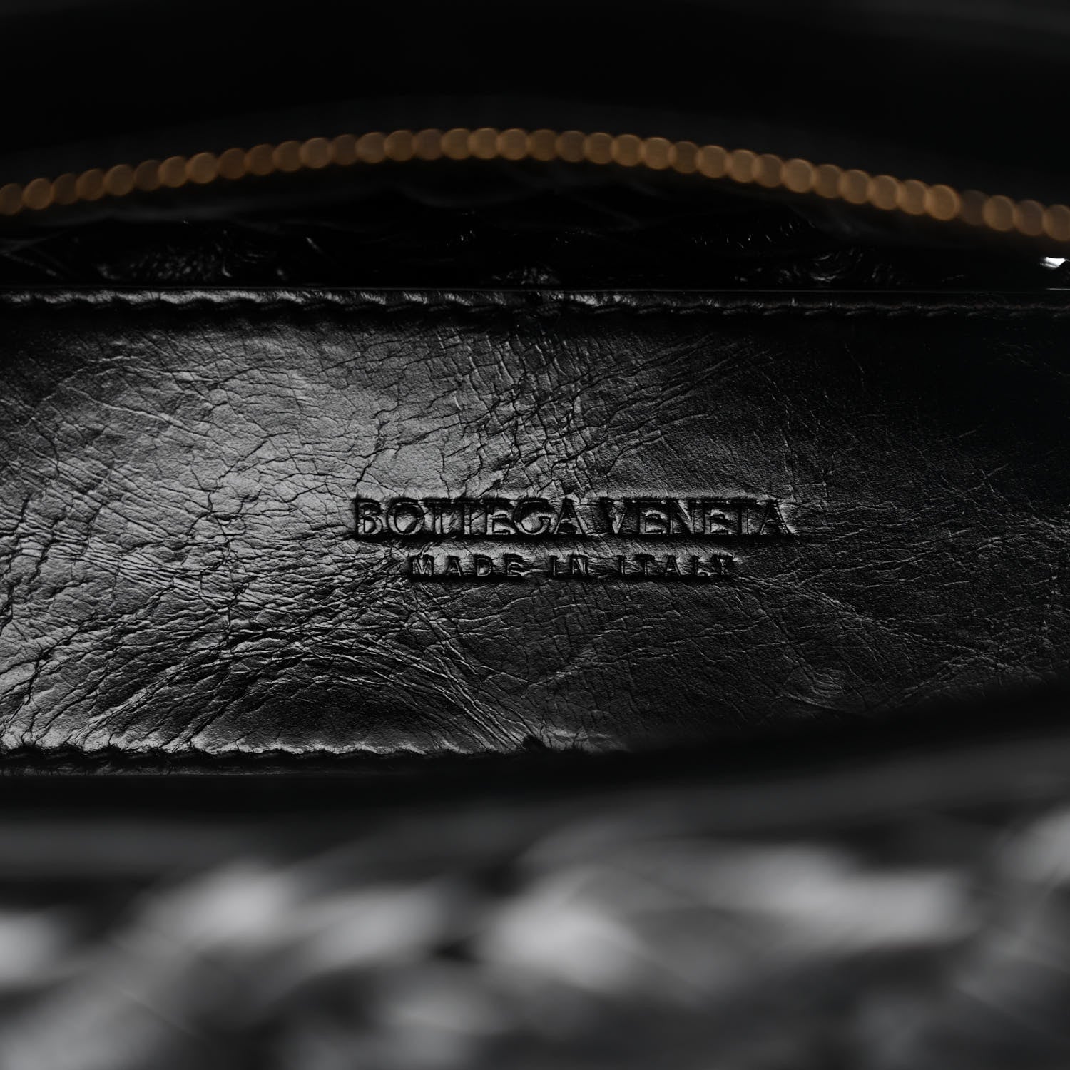 Bottega Veneta Calfskin Intrecciato Kalimero Cha-Cha Clutch Black 6 of 10