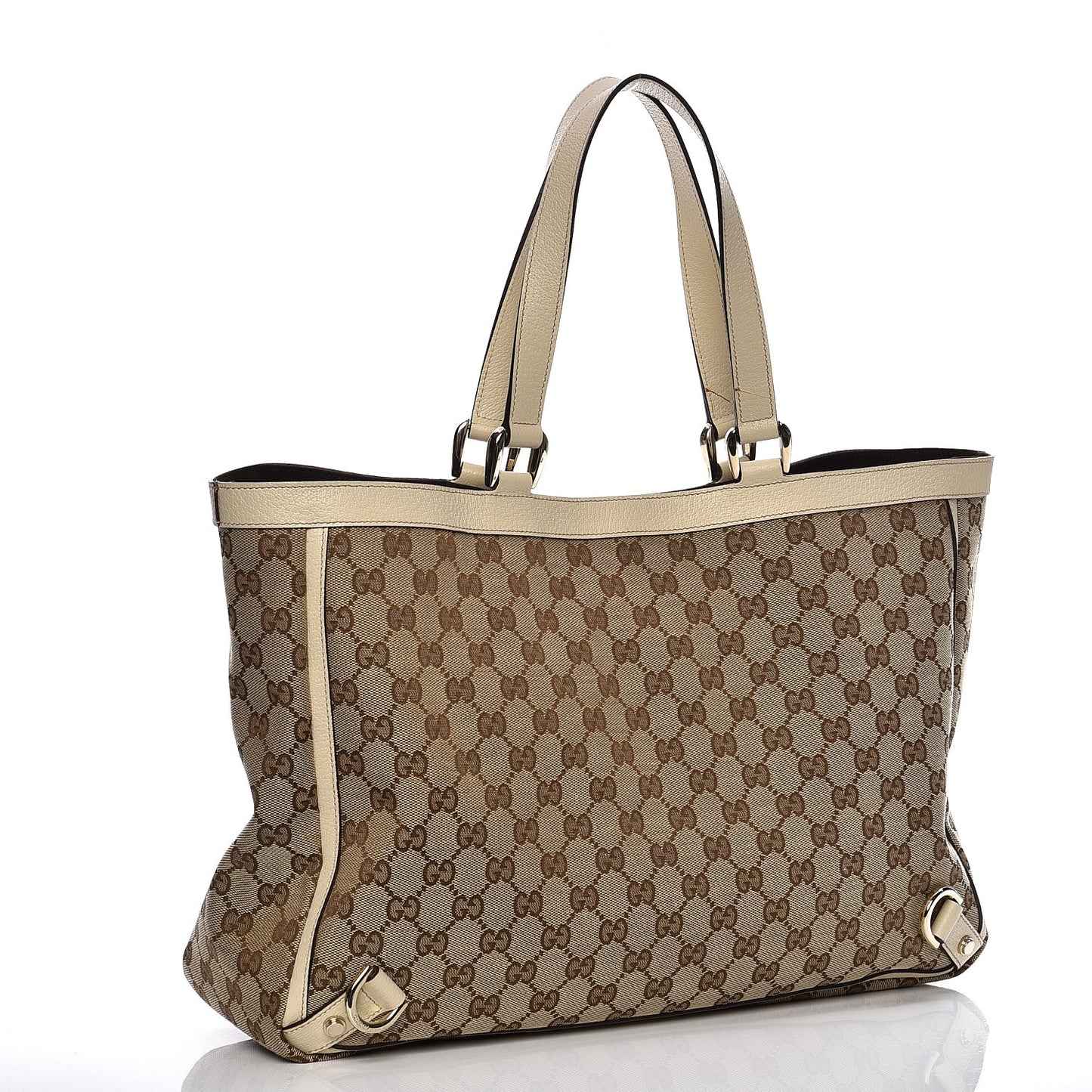 Monogram Large Abbey Tote Off White