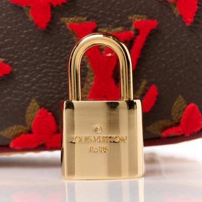 Louis Vuitton Monogram Tuffetage Deauville Cube Red 9 of 13