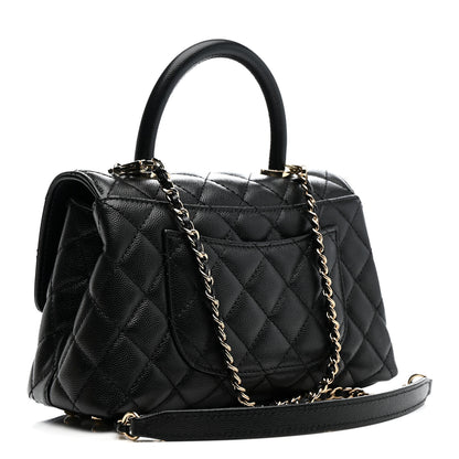 Chanel Caviar Quilted Mini Coco Handle Flap Black 3 of 11