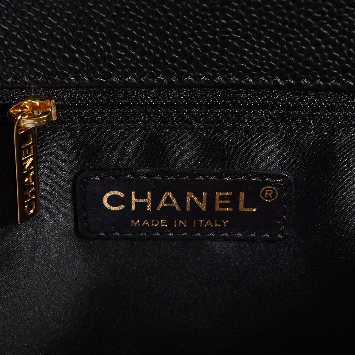 Chanel Caviar Grand Shopping Tote GST Black 6 of 7