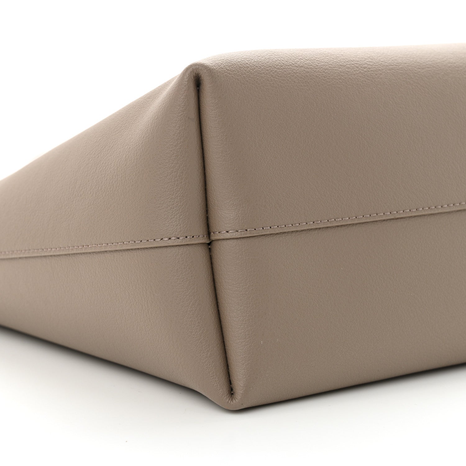Saint Laurent Calfskin Large Shopping Tote Dark Beige 11 of 12