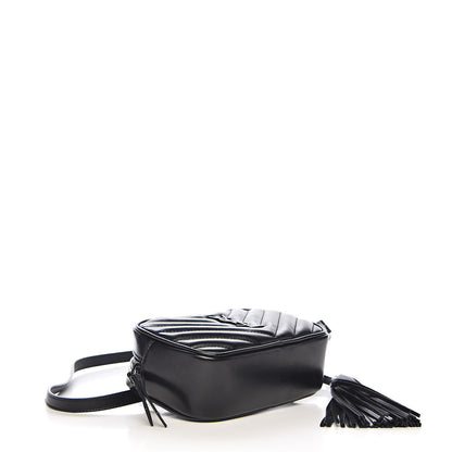 Saint Laurent Calfskin Matelasse Monogram Lou Belt Bag Black 4 of 10
