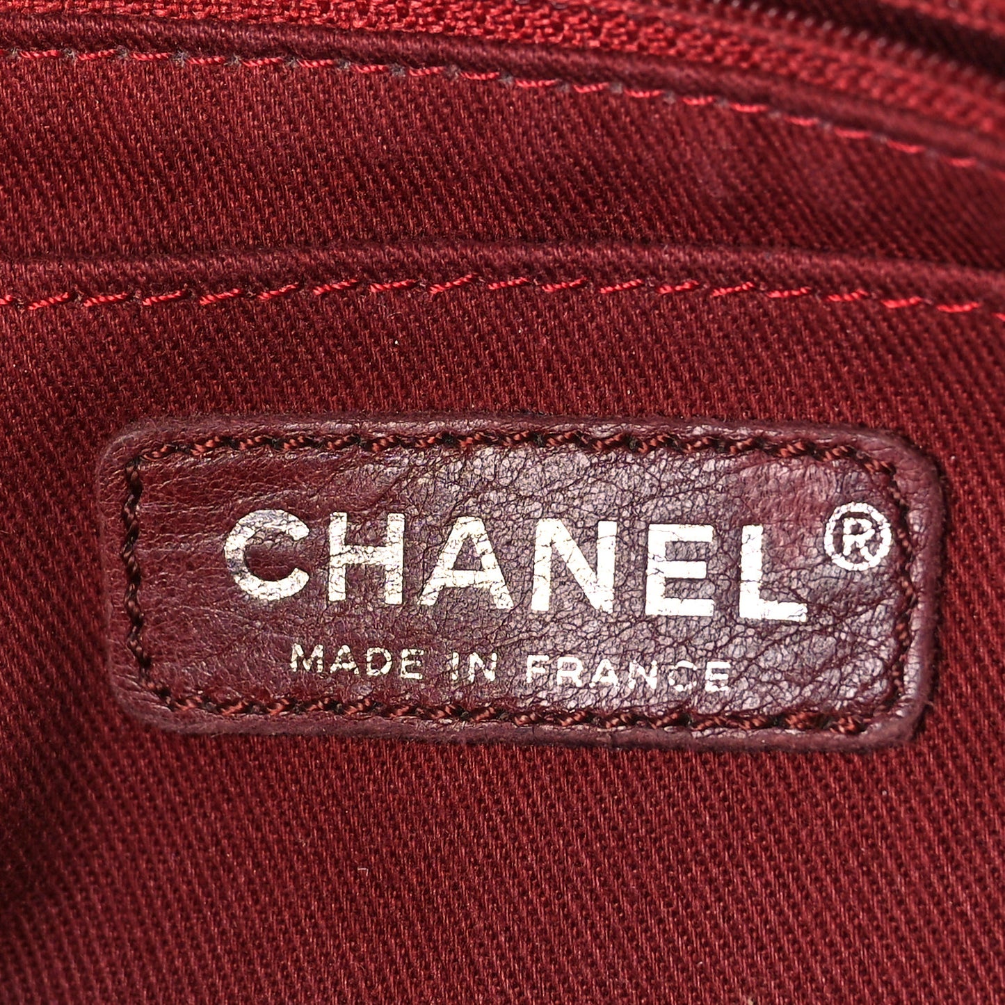 Lambskin Quilted Medium Icons Secret Label Flap Red