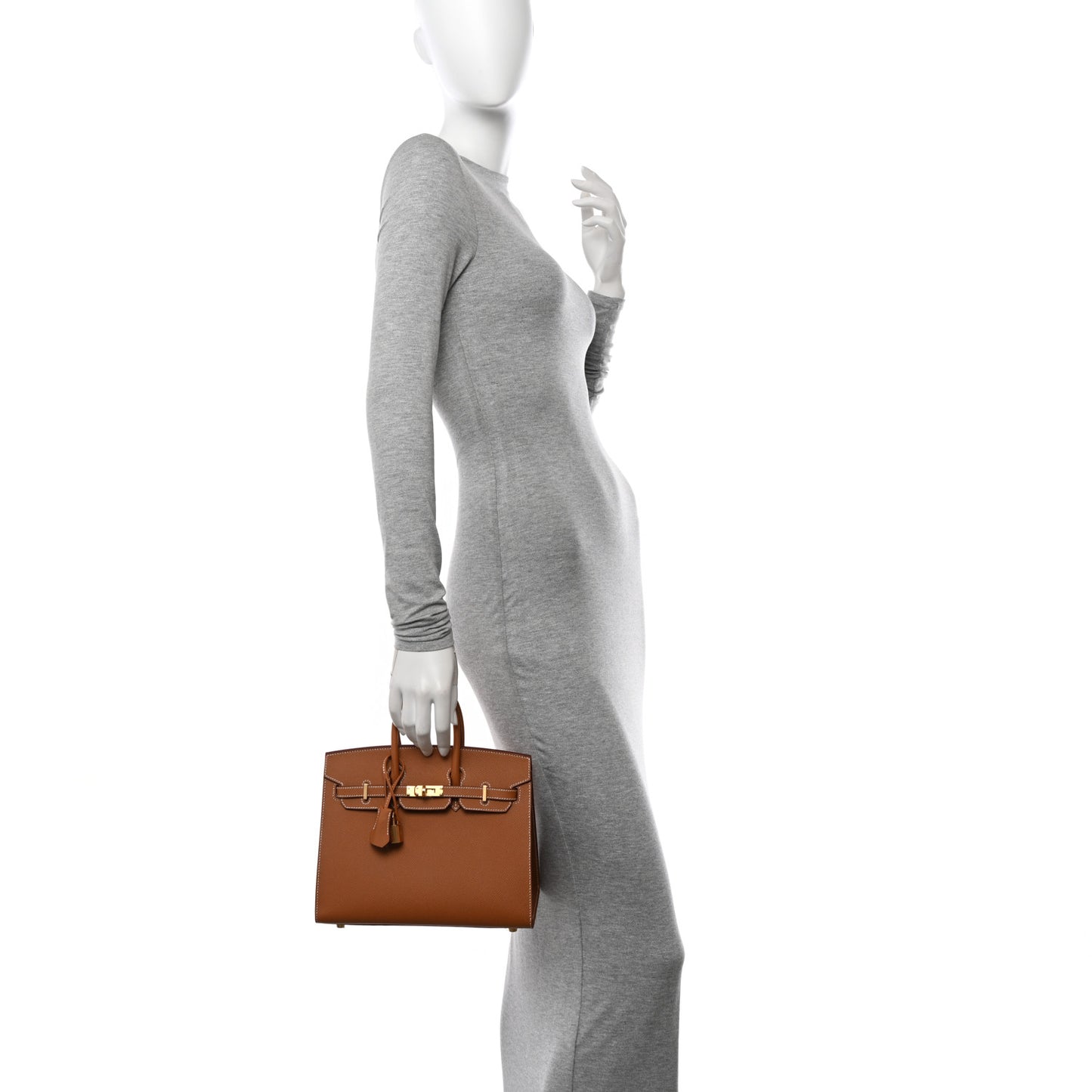 Epsom Birkin Sellier 25 Gold