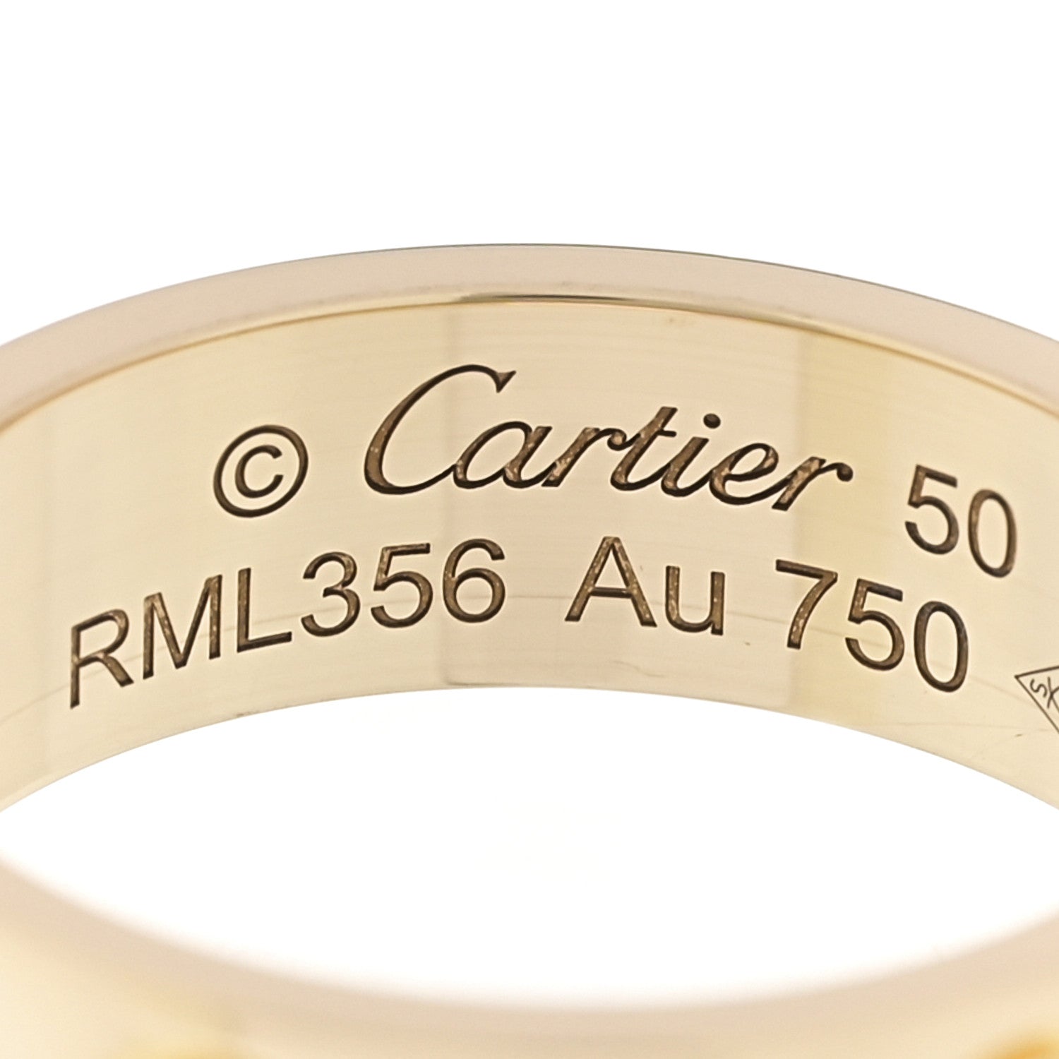 Cartier 18K Yellow Gold 5.5mm LOVE Ring 50 5.25 4 of 4