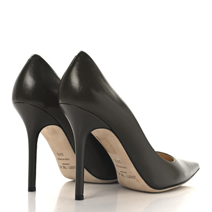 Jimmy Choo Kid Abel 100 Pumps 39.5 Light Smoke 5 of 10