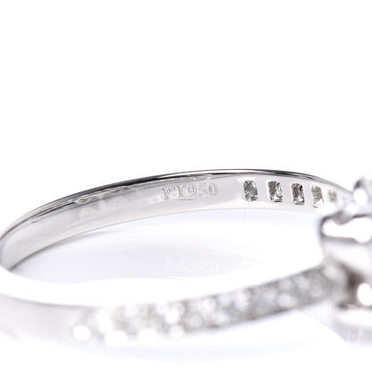 Tiffany Platinum Diamond Enchant Butterfly Ring 49 4.75 6 of 7
