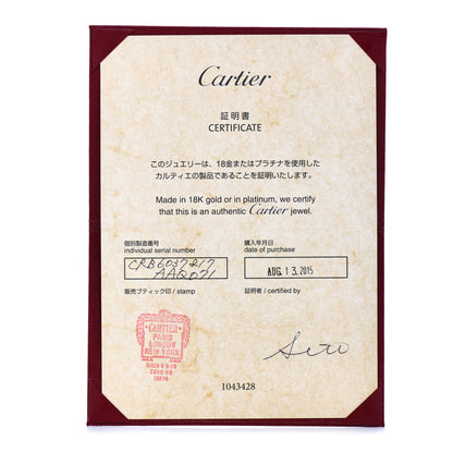 Cartier 18K Yellow Gold Juste Un Clou Bracelet 17 5 of 5