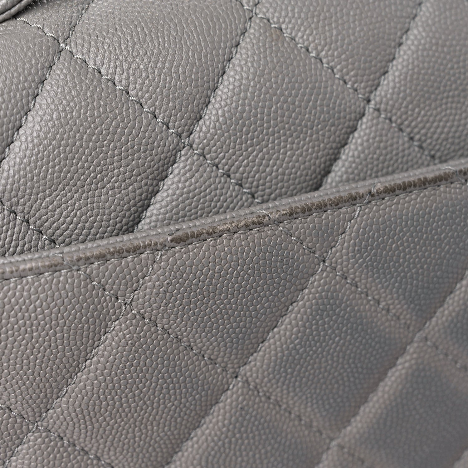 Chanel Caviar Quilted Large Business Affinity Flap Grey 18 of 23