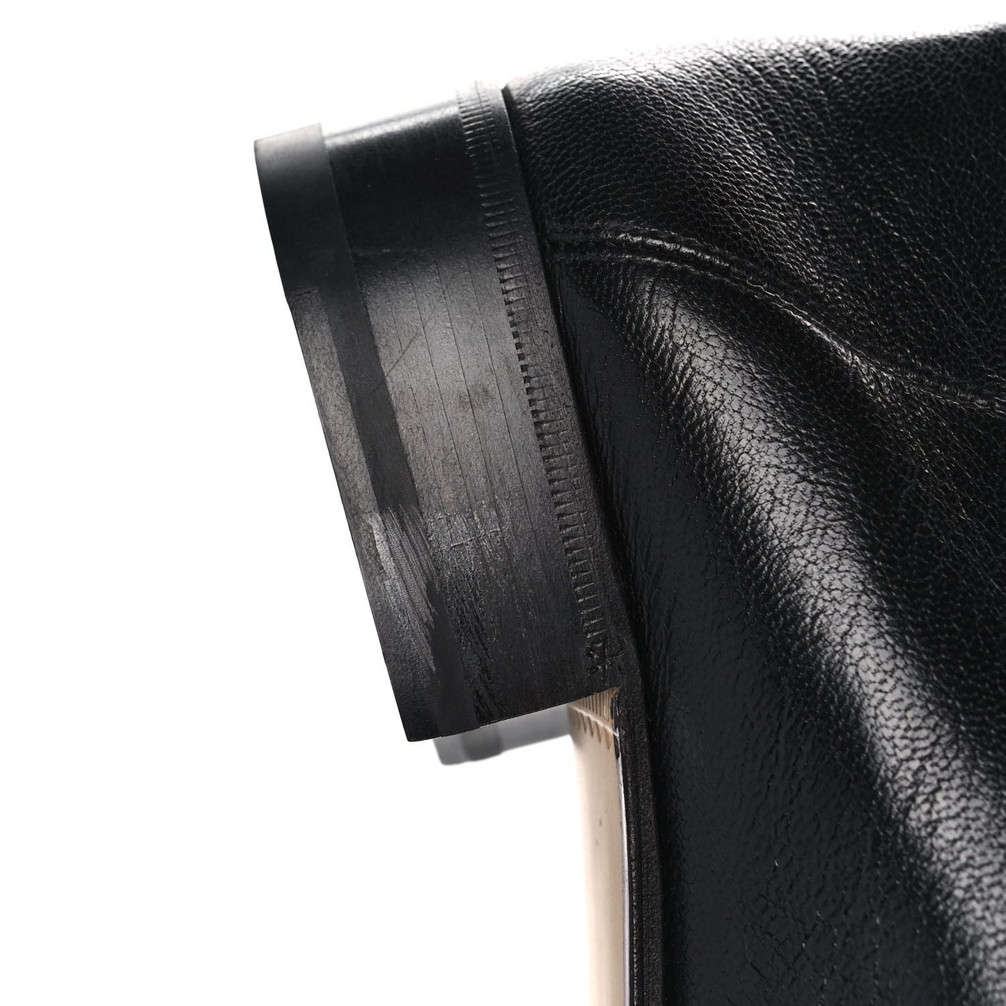 Goatskin Womens Horsebit Mid-Heel Loafers 39 Black