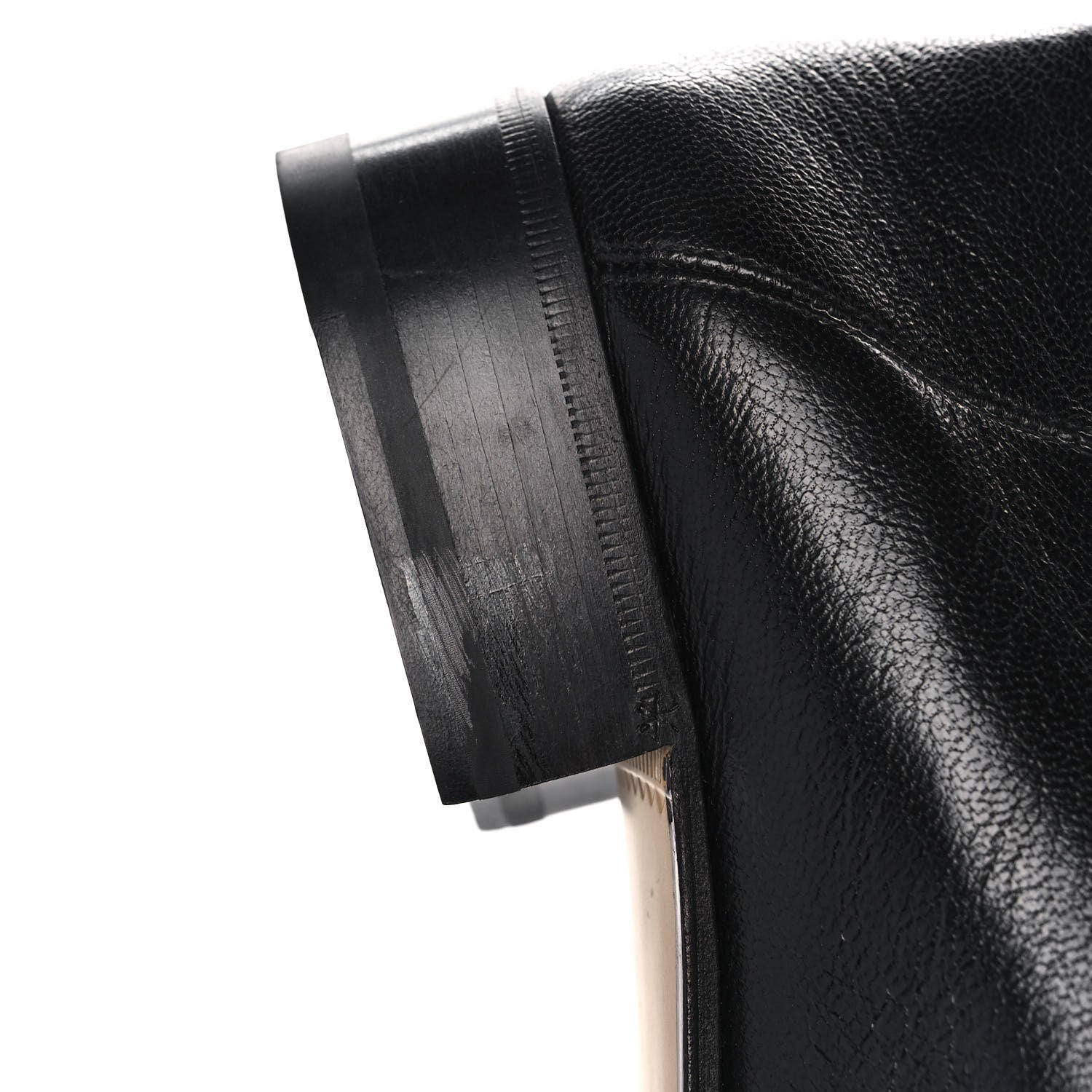 Gucci Goatskin Womens Horsebit Mid-Heel Loafers 39 Black 13 of 14