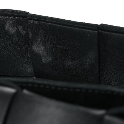 Bottega Veneta Lambskin Maxi Intrecciato Cassette Crossbody Bag Black 11 of 11