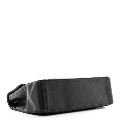 Chanel Lambskin Quilted XL Jumbo Single Flap Black 4 of 16
