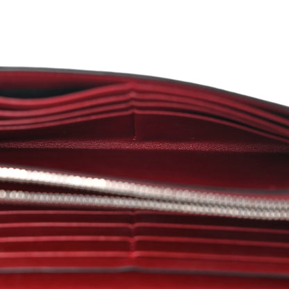 Loewe Calfskin Puzzle Continental Wallet Wine Garnet 5 of 13