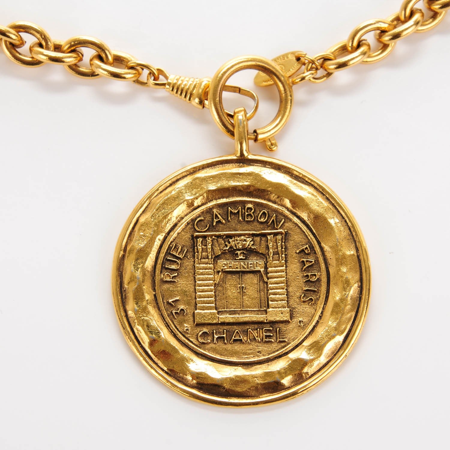 Chanel Chain 31 Rue Cambon Medallion Belt Gold 3 of 6