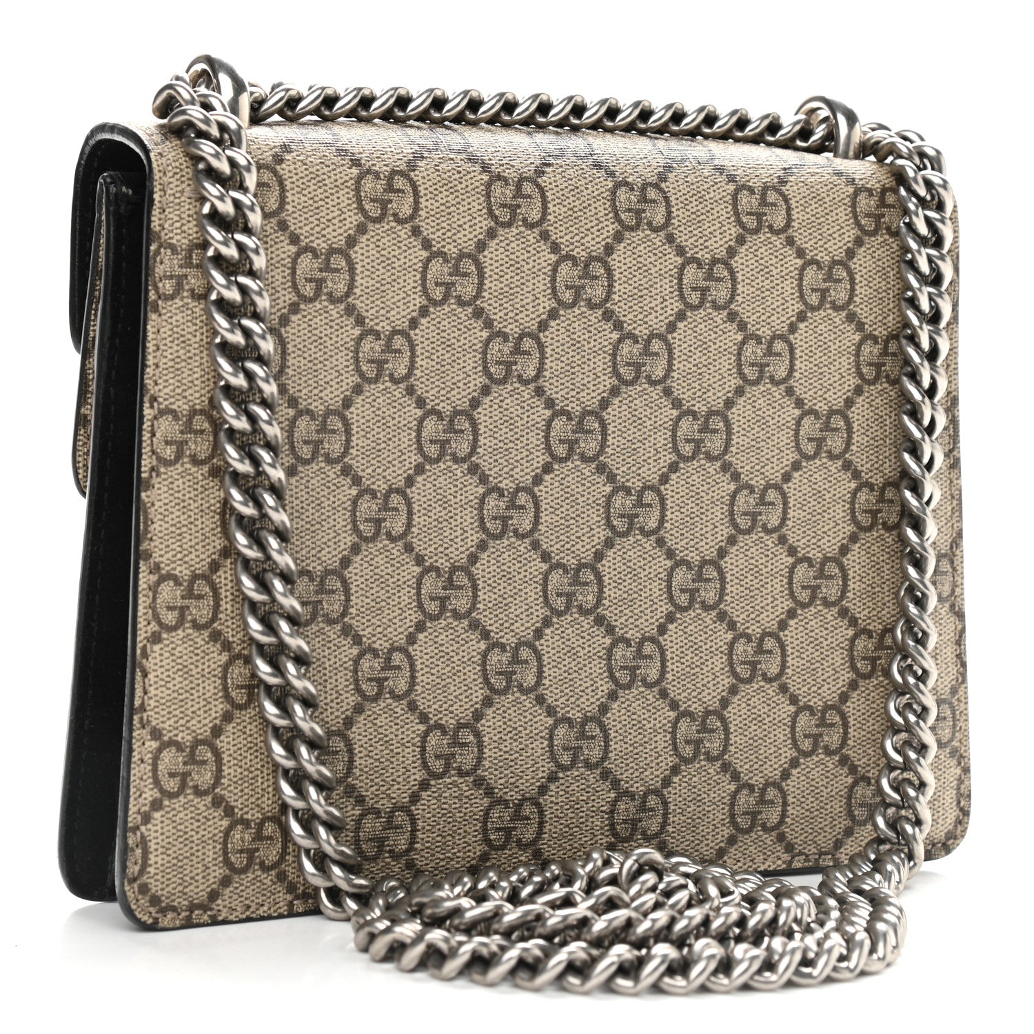 Gucci GG Supreme Monogram Mini Dionysus Shoulder Bag Black 3 of 11