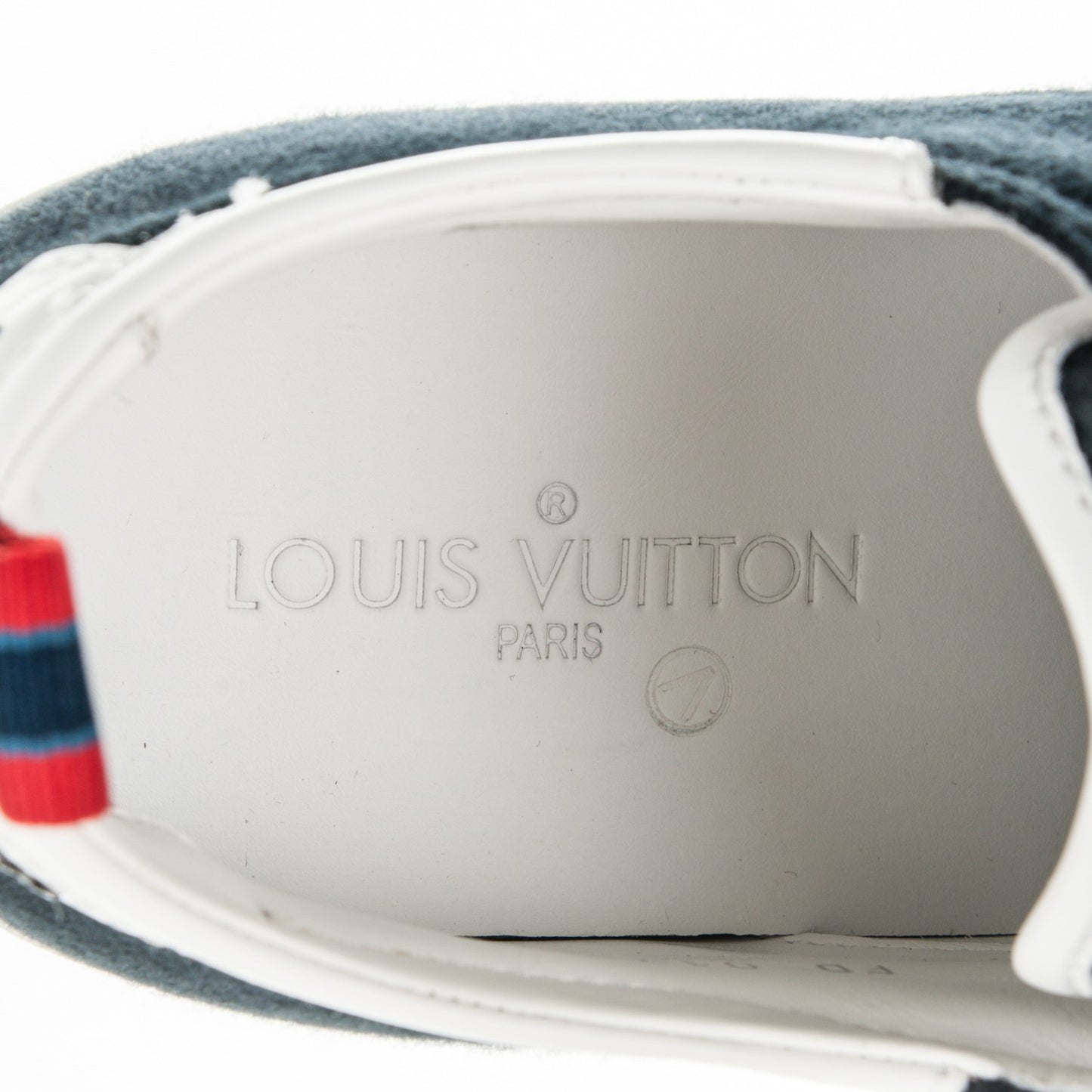 Suede Cotton Team Derby Sneakers 6.5 Marine