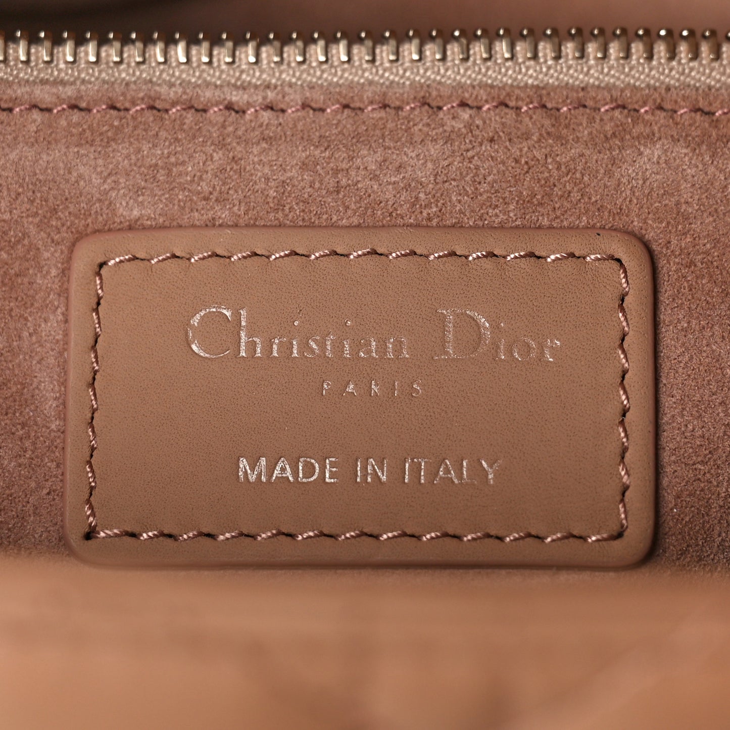 Ultra Matte Calfskin Cannage Medium Lady Dior Beige
