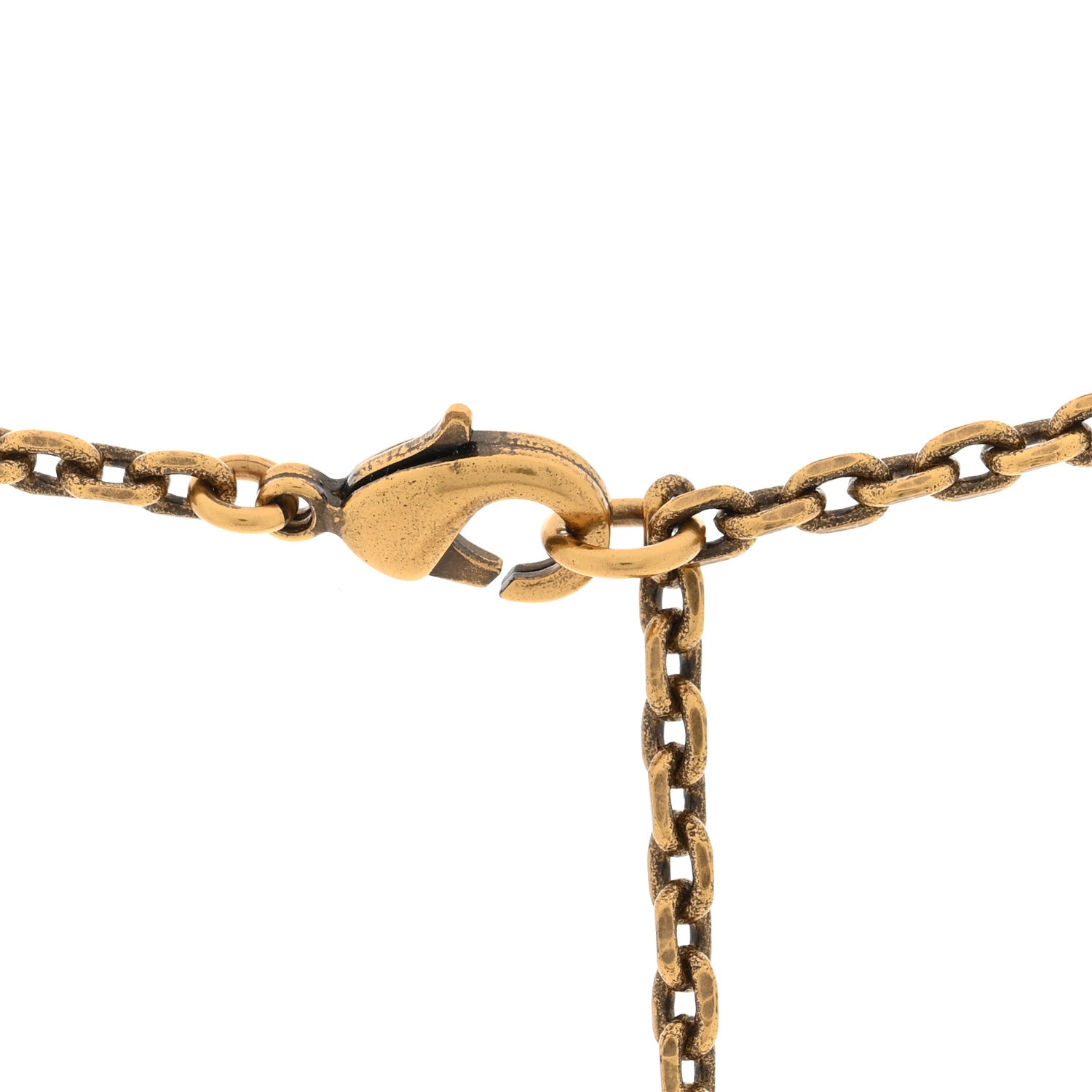 Christian Dior Metal J'adior D-Murrine Necklace Aged Gold Multicolor 4 of 4