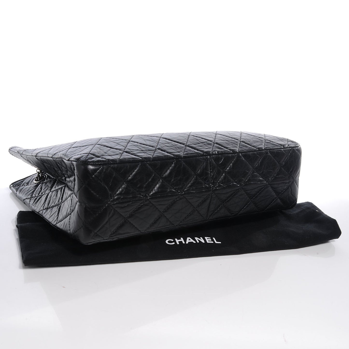 Aged Calfskin Reissue 2.55 Tote Black