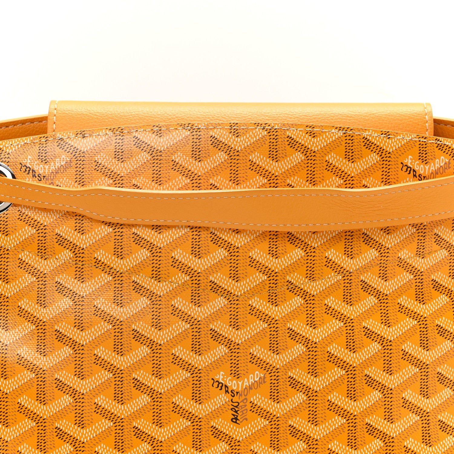 Goyard Goyardine Rouette PM Yellow 7 of 9
