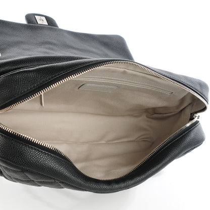 Chanel Caviar Quilted Jumbo Easy Flap Black 6 of 8