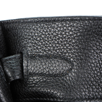 Hermes Taurillon Clemence So Kelly 22 Black 7 of 14