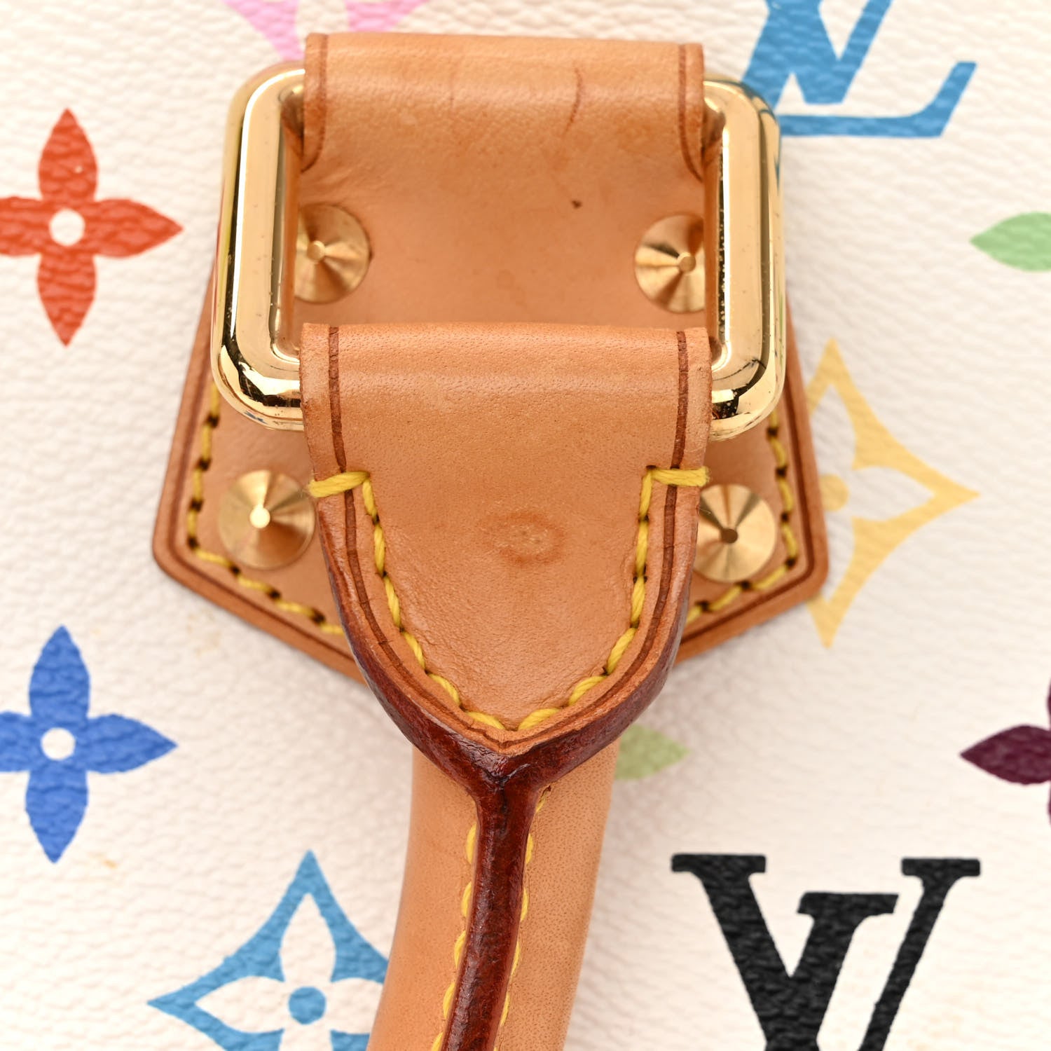 Louis Vuitton Monogram Multicolor Alma White 10 of 17