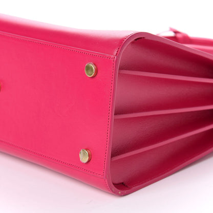 Saint Laurent Calfskin Small Sac De Jour Lipstick Fuchsia 8 of 11