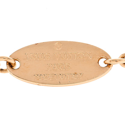 Louis Vuitton Essential V Necklace Gold 6 of 6