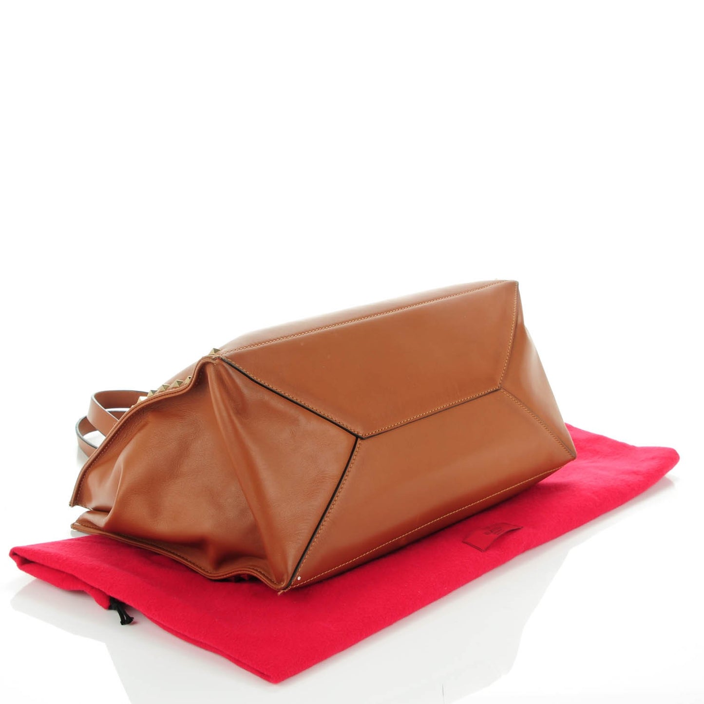 Nappa Medium Rockstud Soft Tote Light Cuir