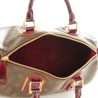 Louis Vuitton Monogram Mirage Speedy 30 Bordeaux 5 of 7