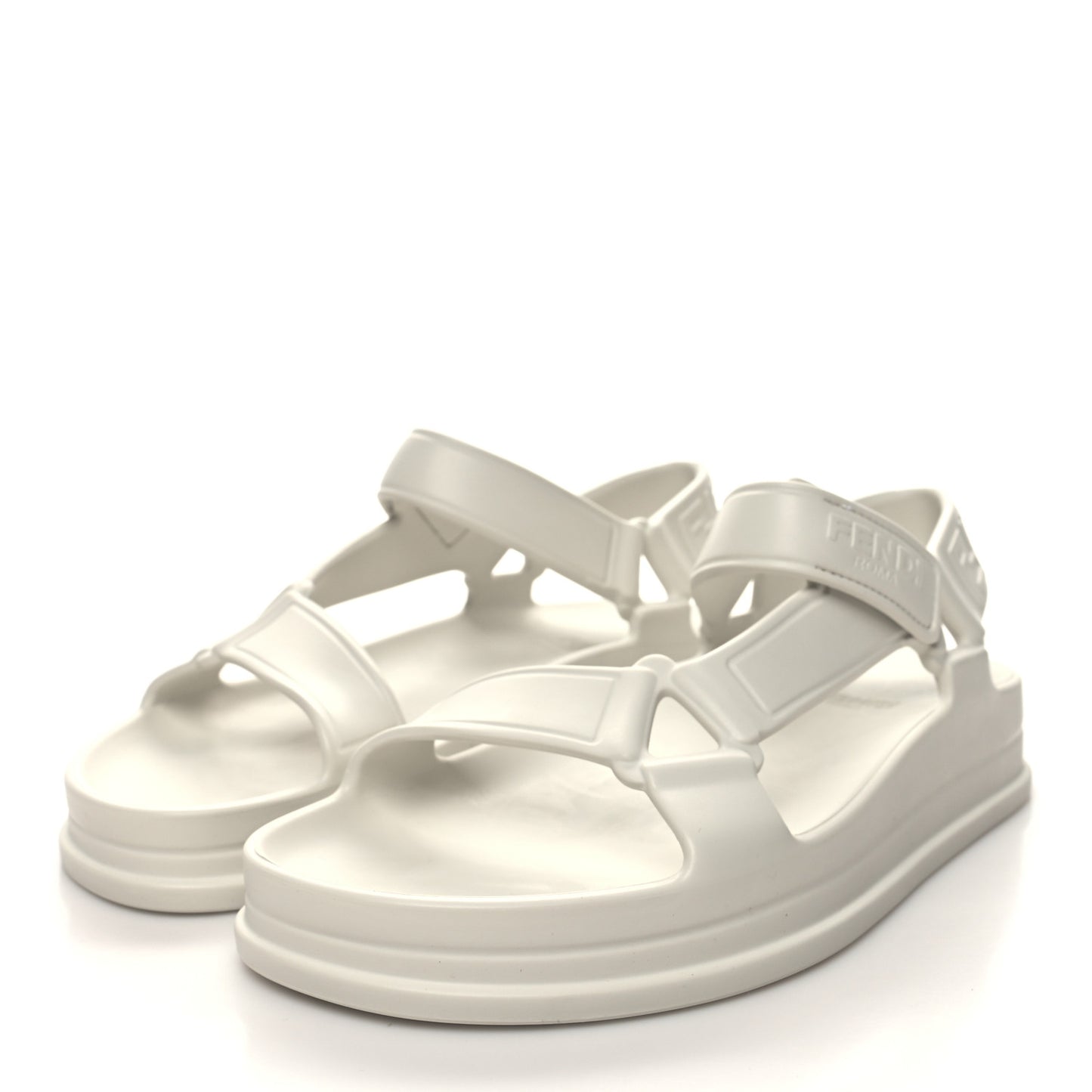Rubber FF Sporty Hiker 25mm Sandals 38 Chalk