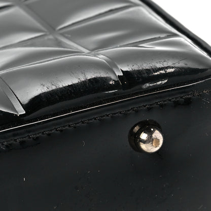 Chanel Patent Quilted CC Chocolate Bar Tote Black 7 of 7