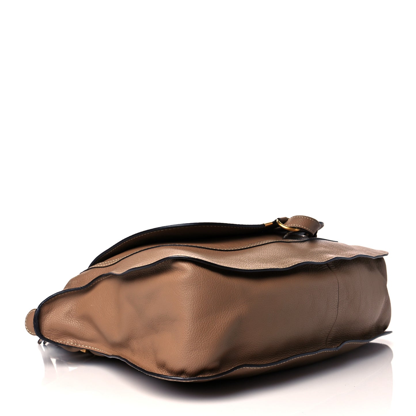 Calfskin Large Marcie Satchel Nut