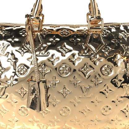 Louis Vuitton Monogram Miroir Speedy 30 Gold 10 of 12