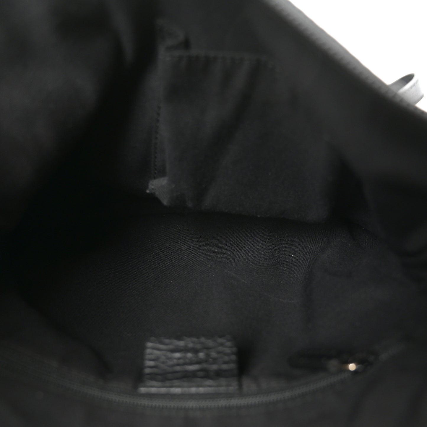 Monogram Flat Messenger Bag Black