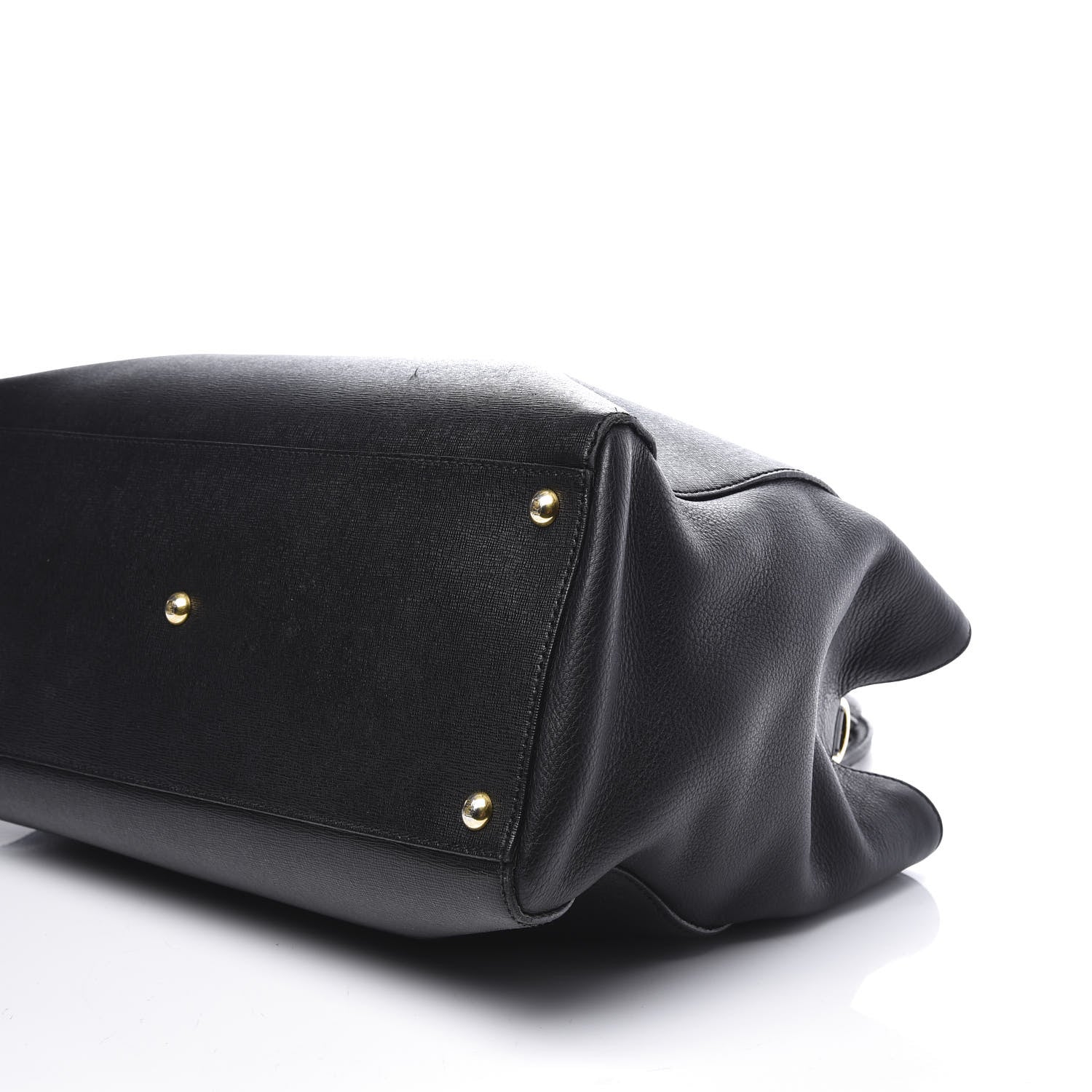 Fendi Vitello Elite Regular 2Jours Tote Black 6 of 14