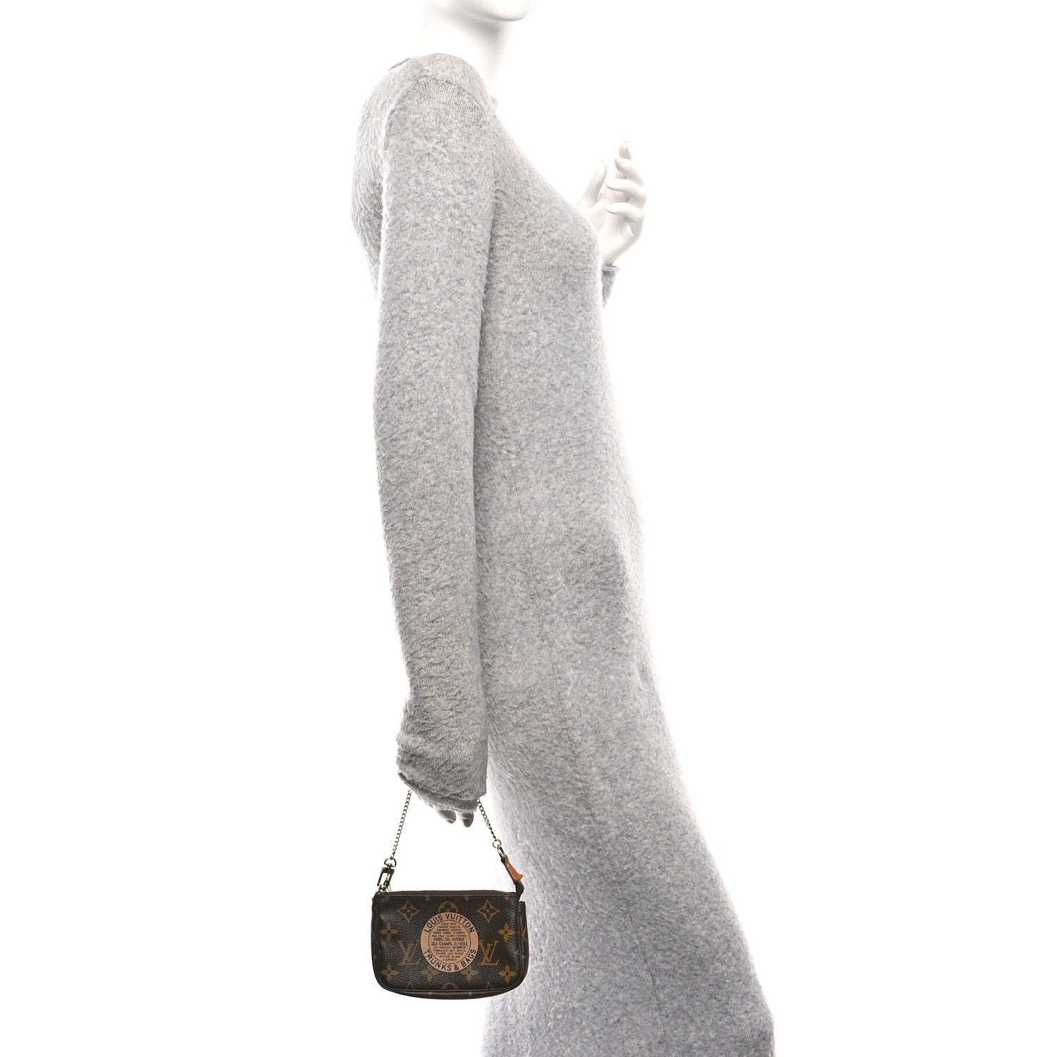 Louis Vuitton Monogram Complice Trunks and Bags Mini Pochette Accessories Beige 2 of 12