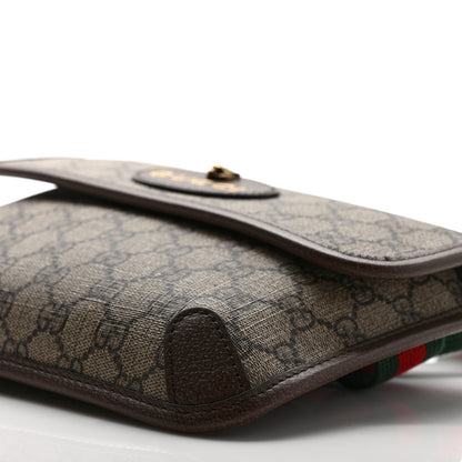 Gucci GG Supreme Monogram Neo Vintage Web Belt Bag Brown 9 of 9