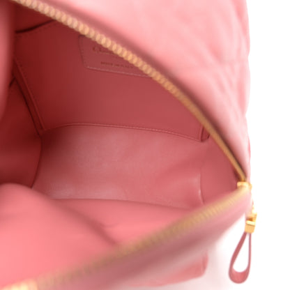 Christian Dior Lambskin Cannage Mini Backpack Peach Blossom 5 of 14