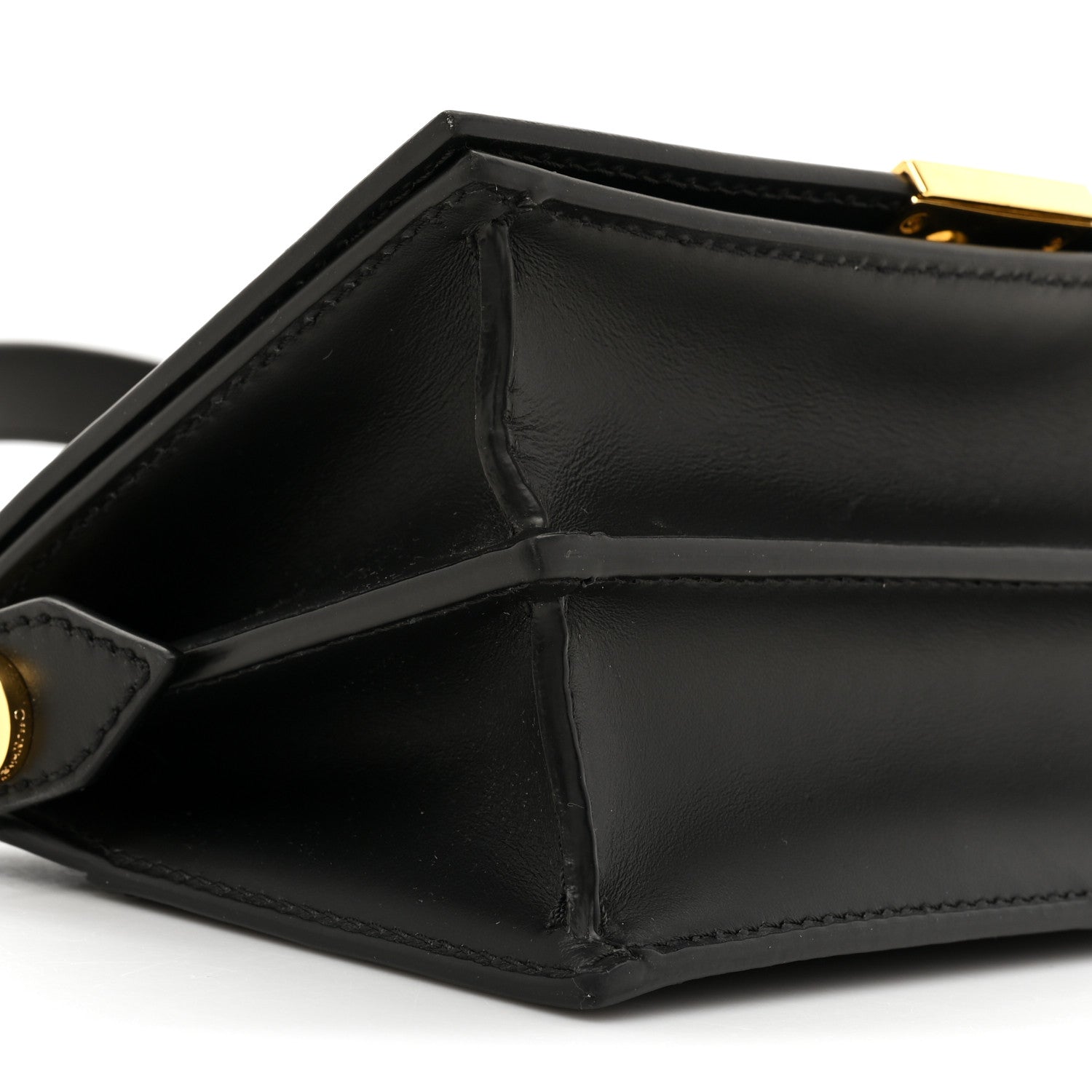 Off-White Calfskin Diag Binder Flap Bag Black 9 of 9